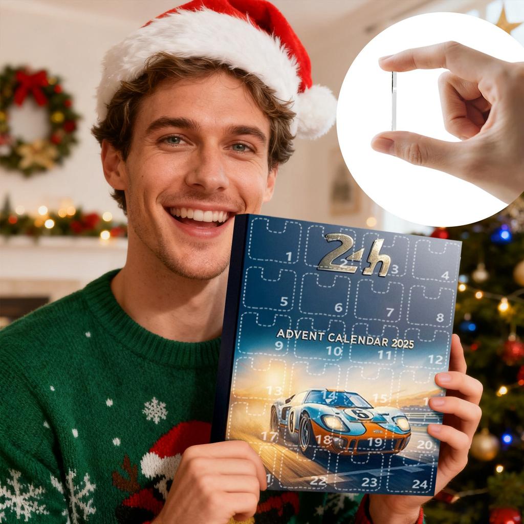 Рождественский адвент-календарь, 24-дневный адвент-календарь, праздничная коллекция для обратного отсчета, коробка-подвеска, подходит для рождественских подарков-сюрпризов