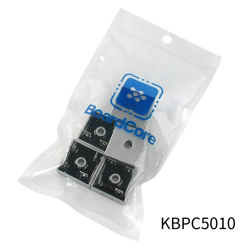 BoardCore Выпрямитель 5 шт. KBPC5010 KBPC 5010 50A 1000V Диодные мостовые выпрямители Диоды 50A 1000V Силовой выпрямительный диод Электронный