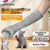 Washable Pet Gloves Thick Protective Gloves Puncture Resistant Cat Bite Proof Gloves  Training