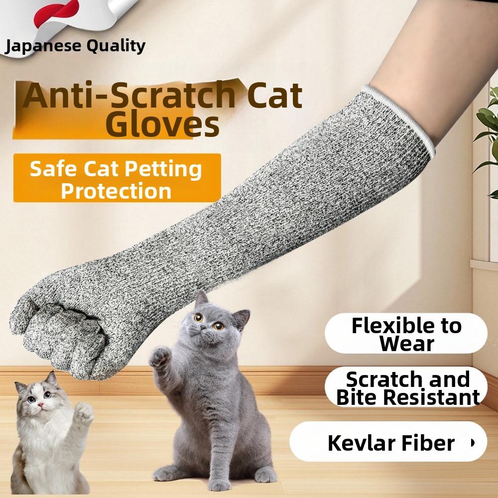 Washable Pet Gloves Thick Protective Gloves Puncture Resistant Cat Bite Proof Gloves Training