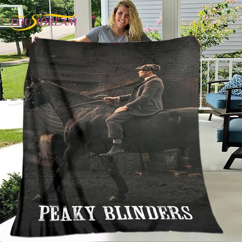 Мягкое плюшевое одеяло Peaky Blinders с Томом Шелби, фланелевое одеяло-плед для гостиной, спальни, кровати, дивана, пикника, покрывало для детей