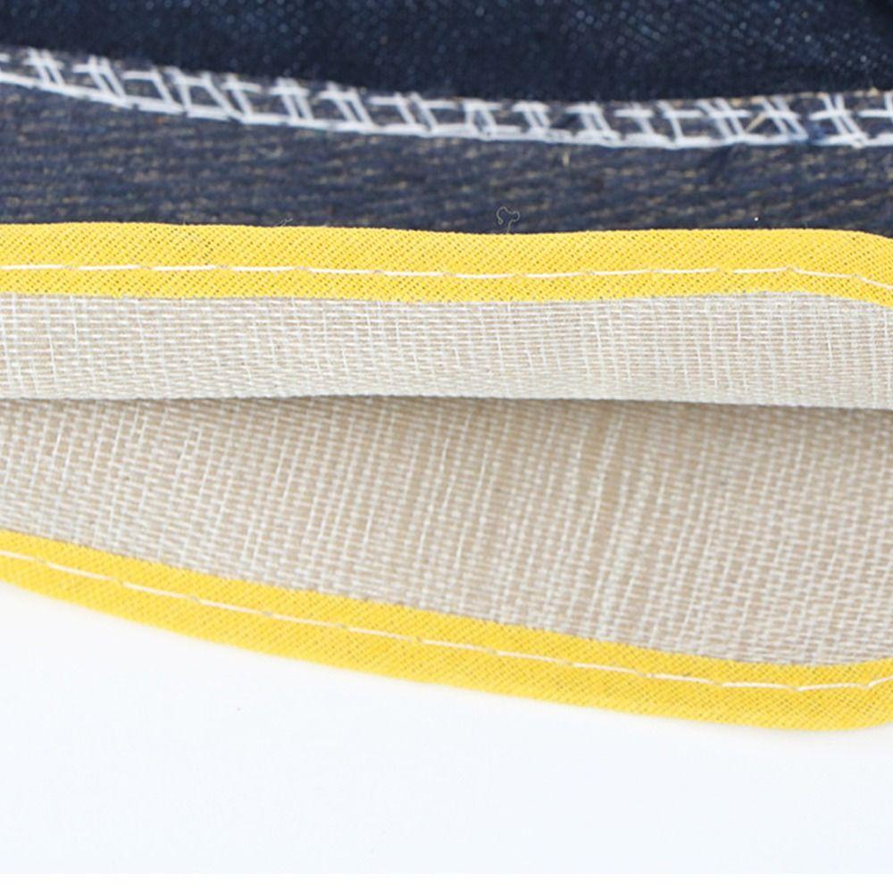 1 Pair Abrasion Resistant Leather Work Gloves Thickened Welder Gloves Protection Safety Supplies