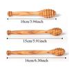 10/15/16cm Wooden Honey Dipper Handmade Wooden Honey Stirrer Honey Stirrer Spoon  Home Kitchen