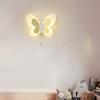 Nordic Creative Butterfly LED Wall Light for Children's Room - Modern Bedroom Bedside or Background Lighting