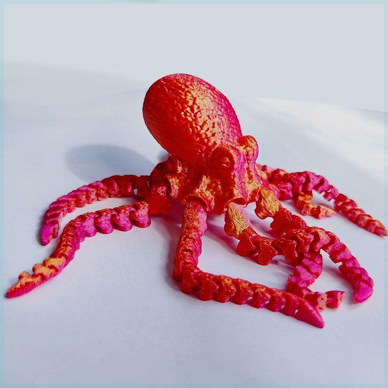 3D Печать Осьминог Украшение Ландшафт Аквариума Украшения Игрушка Селебрити Модель Осьминога Симуляция Креативный Ручной Работы Подарок