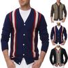 Spring And  Men's Long Sleeve Sweater Striped Business Sweater