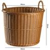 Плетеная корзина для белья Handun с ручками