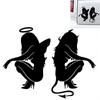 Waterproof Sexy Angel and Devil Girls Sticker Auto Car Truck Window Decal