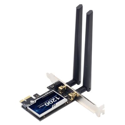 1200 Мбит/с Wlan Card Pcie 2.4G/5G -Band Wifi k адаптер 802.11AC PCE-AC1200 беспроводной BT4.0 thernet адаптер