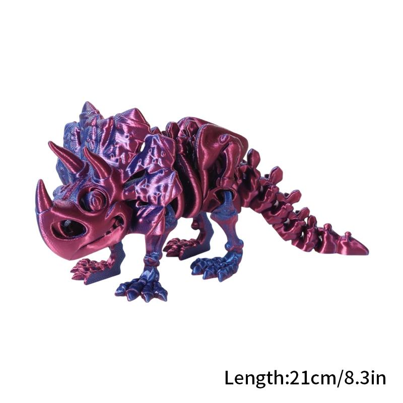3D-печатный китайский дракон, вращающиеся драконы, детские подарки, реалистичная статуя дракона, ландшафтное украшение, печатные фигурки животных