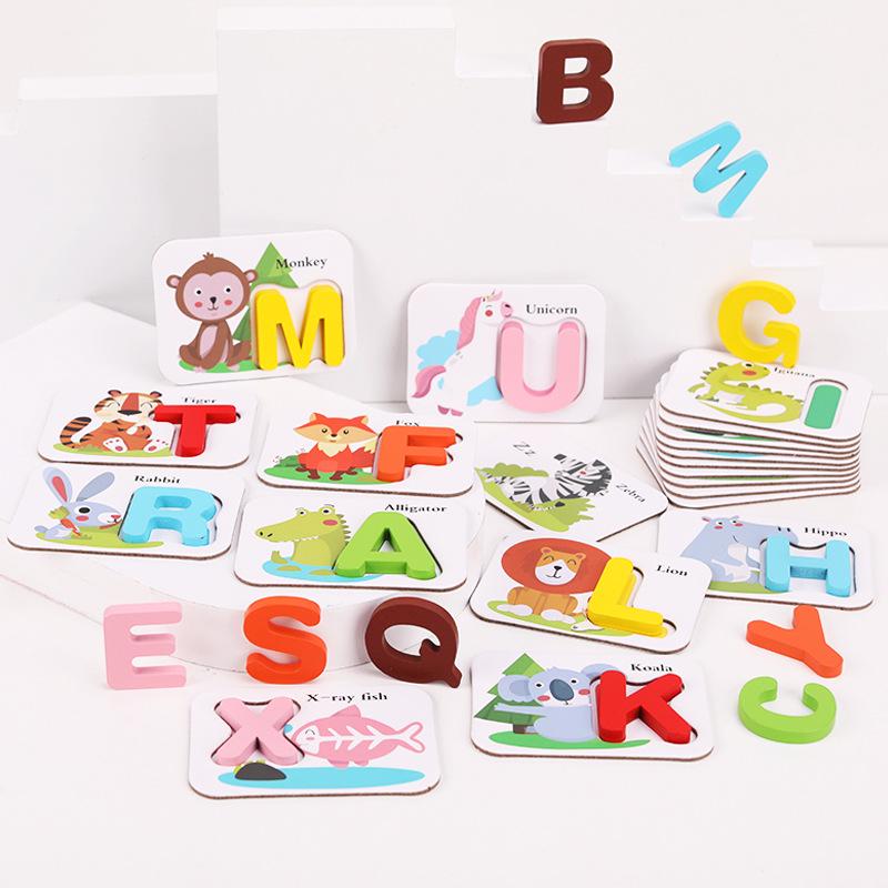 Kids' Alphabet & Spelling Game – Early Education Flashcards & Puzzle Blocks