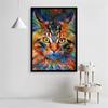 Surreal Cat Home Decoration Pictures, Living Room Animal Color Wall Decoration