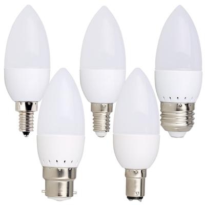 E27 E14 3W 220V Светодиодная люстра с пламенем свечи Лампа 2835SMD Белый