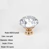 Ручка-скоба для ящика Shengbei Crystal Diamond Розовое золото