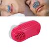 Red Anti-Snoring Nose Clip Air Purifier Protective Cap Nasal Dilator Device Sleep Aid