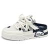 Baotou Half Slippers Мужская летняя одежда Lazy One Pedal Heelless Mesh Board Shoes Подростковые сандалии