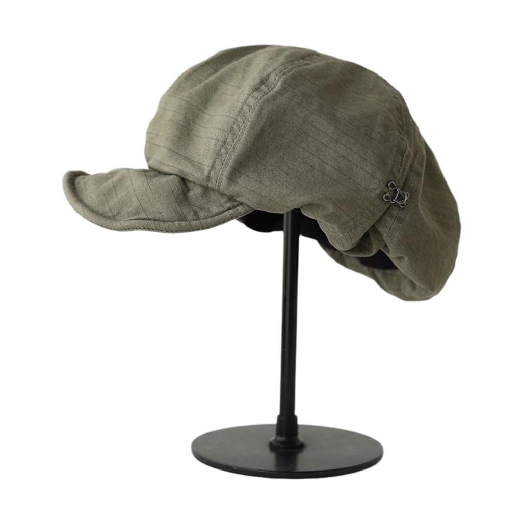 Retro Beret Caps French Style Beret for Women Vintage Painter's Beret Solid Color Hat for Outdoor Fishing Camping 54-60cm