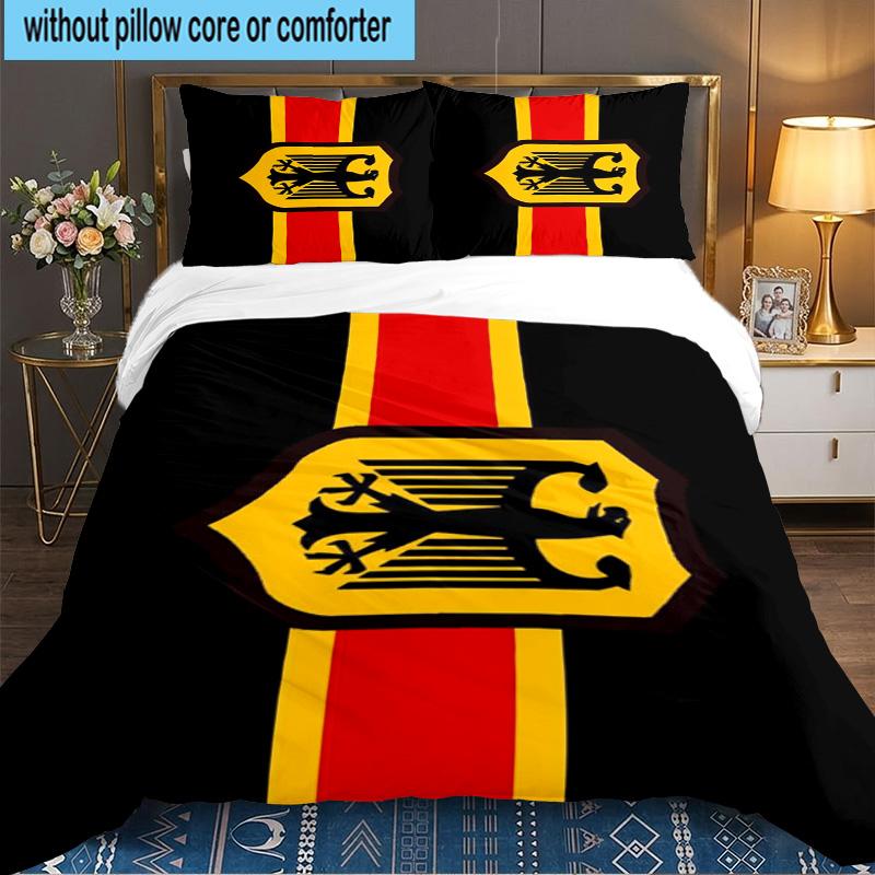 Eagle Emblem Of Germany 3PCS Bedding set,Ideal for 1pc Duvet Cover And 2pcs Pillowcases Perfect for Fan gift,Ideal for Bedroom, Dormitory