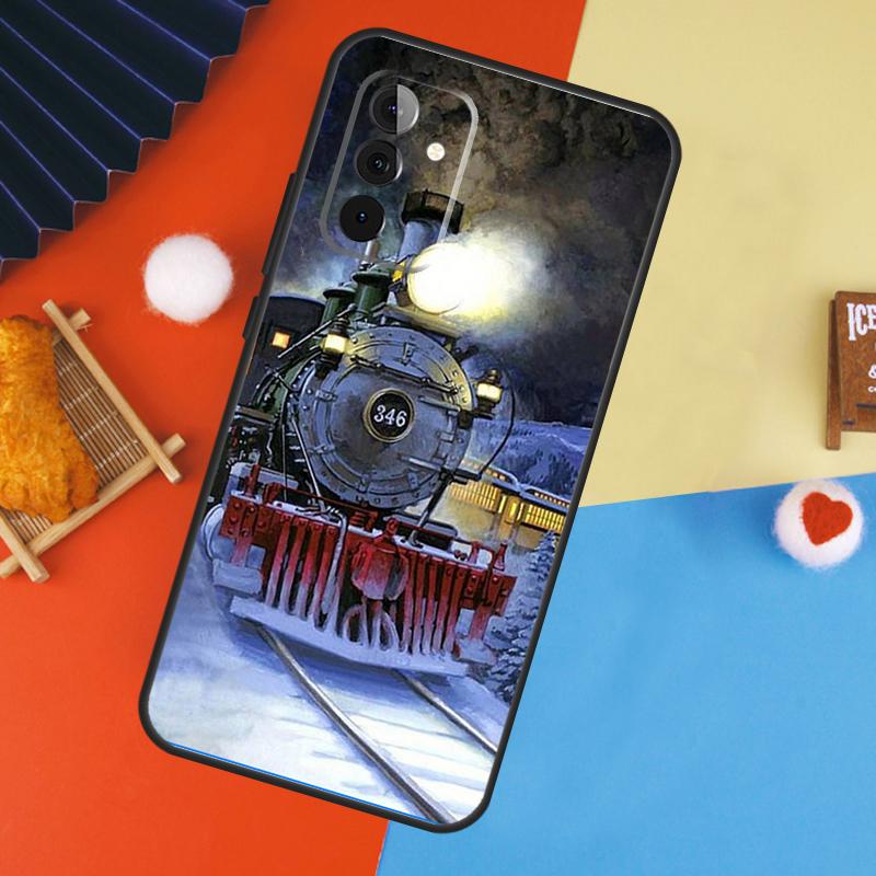 Train Rail Sunlight Case For Samsung Galaxy A14 A34 A54 A55 A35 A15 A73 A53 A33 A23 A13 A12 A32 A52 A51 Cover