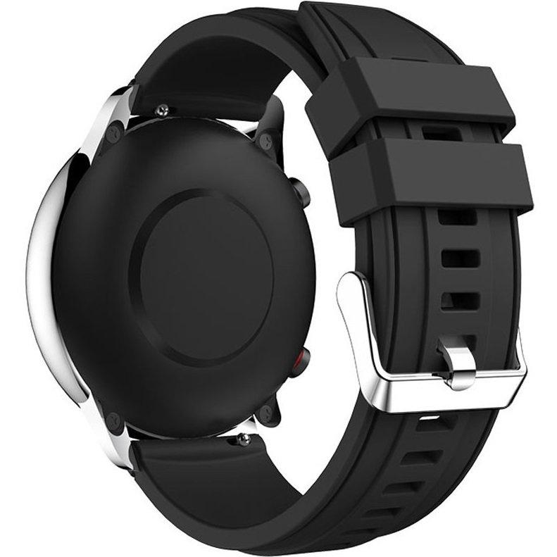 Universal Silicone Strap 22mm, Black