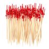 Heart-Shaped Bamboo Skewers Buffet Cake Fruit Fork Party Dessert Salad Bar
