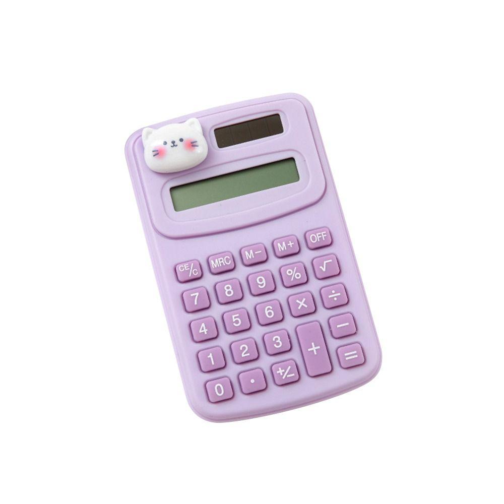 Милый мини-калькулятор 8-разрядный бухгалтерский калькулятор Высококачественный математический калькулятор Школа