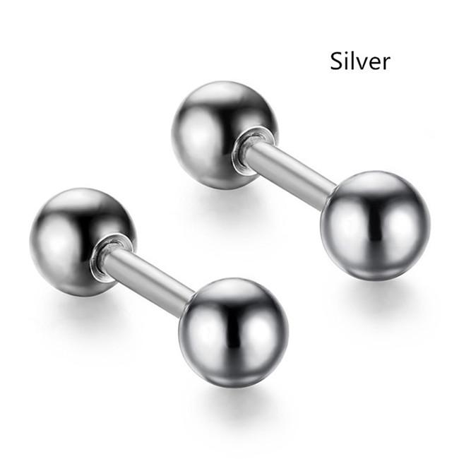 Нержавеющая сталь 4 мм круглый шарик уха серьги-гвоздики козелка спираль хряща пирсинг ювелирные изделия