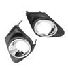 ABSOPRO Fog Light Grille Front Left and Right and Fog Light Bezel Cover Trim for and Toyota Colla 1 Pair Covers, Sides, 81482-02200 81481-02210,