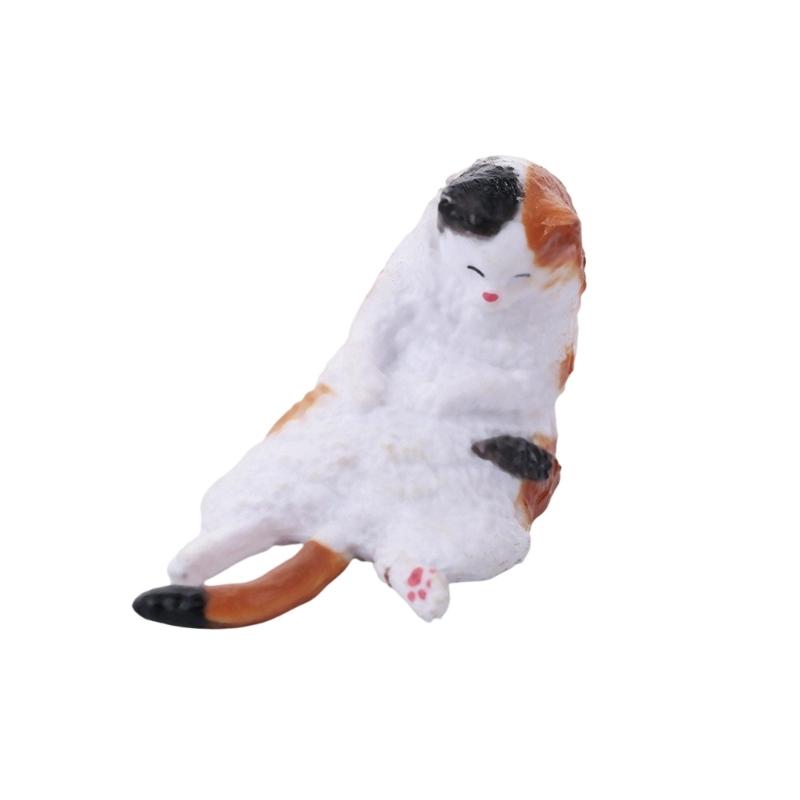 Tiny Cats Sculpture Elegant Miniature Decors For Workspaces Shelf Display Pet Lover Gift Quality Resin Craft Figurine