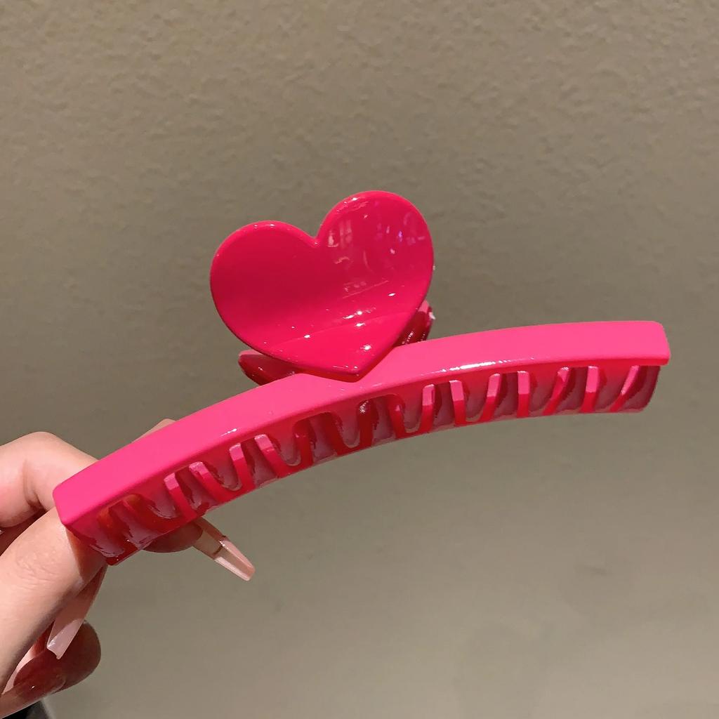 Простой Шик Дофаминовый Цвет Пластиковый Зажим-Краб для Волос Корейский Аллигатор 5.1" Захват Краб Акула Зажим Аксессуары для Густых Волос Головной Убор