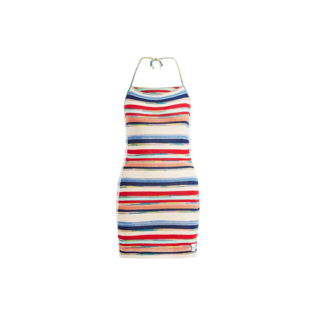 Adidas Originals Kseniaschnaider Knitted Dress Women Dress Striped Multi-Color IU2511
