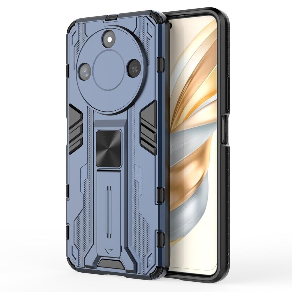 Чехол для Honor X60 5G из ПК+ТПУ, противоударный чехол для телефона с подставкой