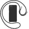 Case - BOOLING - for Samsung A22 5G - Flexible - Anti-Scratch Protection - Black Lanyard