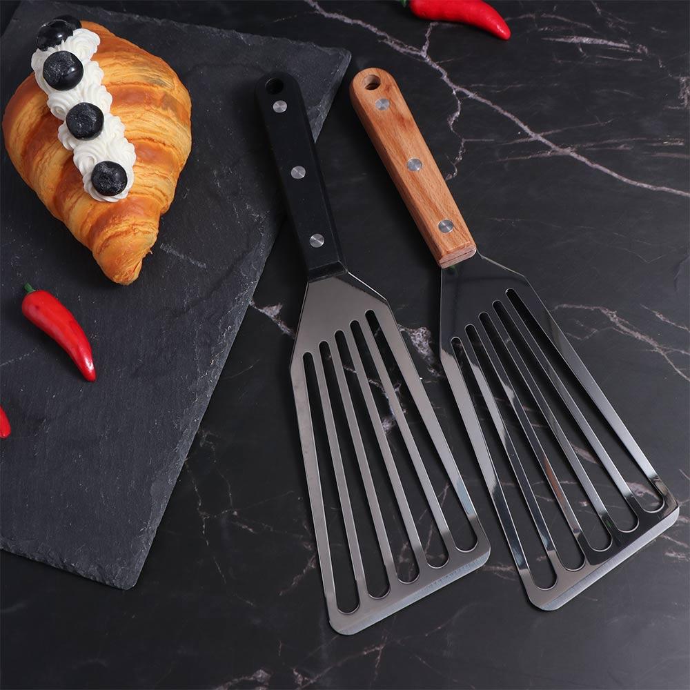 Slotted Fish Spatula Stainless Steel Frying Shovel Multi-Purpose Steak Tuner Egg