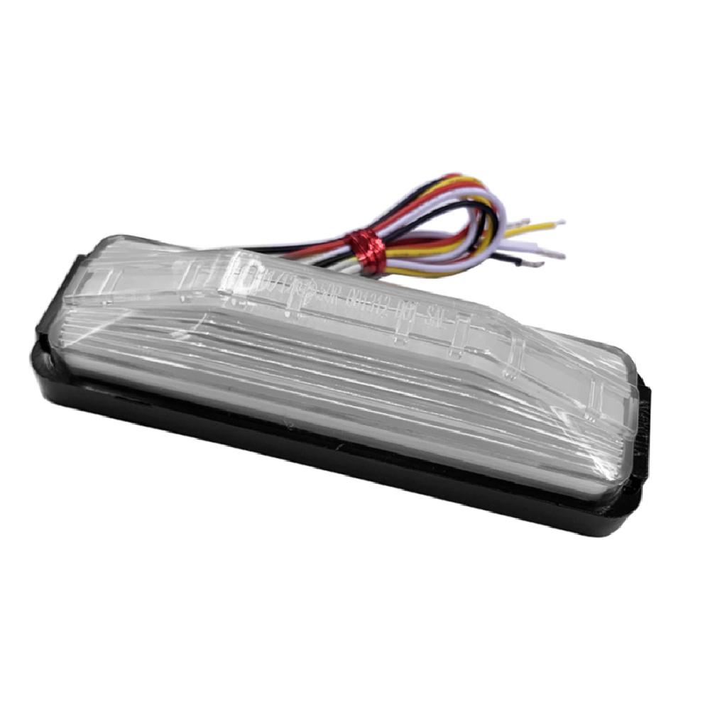 2 шт. Светодиодный фонарь для грузовика 12-24 В 28 светодиодов Сканирующий боковой габаритный огонь Указатель поворота Предупреждающие огни Задний стоп-сигнал Аварийный сигнал для кузова прицепа