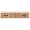 Wall Mounted Side Table Artisan Oak 87.5 x 34.5 x 17 cm