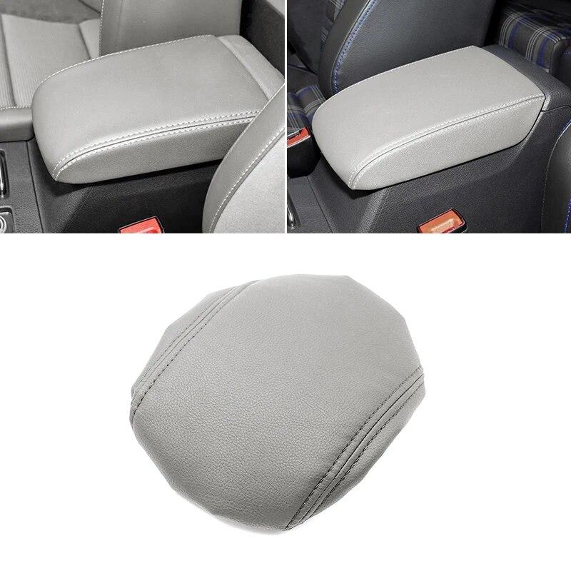 Чехол на подлокотник из искусственной кожи с губкой для VW Golf 7 2014 2015 2016 2017 2018, подлокотник с центральным управлением, отделка кожи