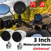 2Pcs/set Universal 3Inch Motorcycle Speaker Waterproof Multimedia Stereo FM Radio Motorbike Bluetooth/USB high-Power