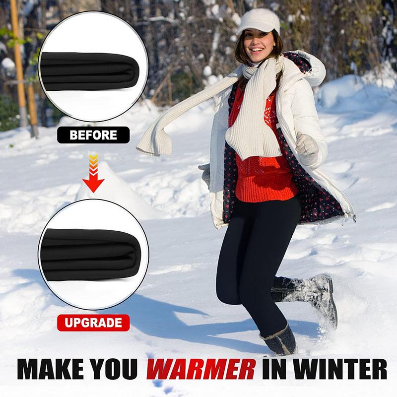 Термальные леггинсы для женщин, леггинсы с высокой талией на флисовой подкладке, зимние толстые теплые леггинсы, женские походные спортивные штаны для тренировок, йоги