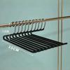 Z-Shape Non-Slip Trouser Rack Goose Type Dip Plastic Pants Rack Wardrobe Towel Scarf Storage Hangers Gym Pants Storage Rack