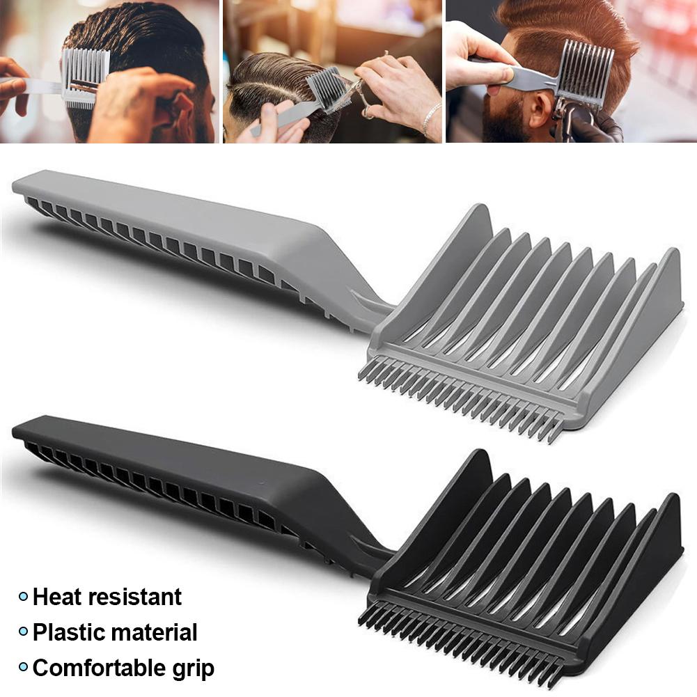 Heat-resistant Durable Barber Comb Level Gauge Shovel Comb Precise Positioning Comb Fast Trimming Household Salon Comb for Men