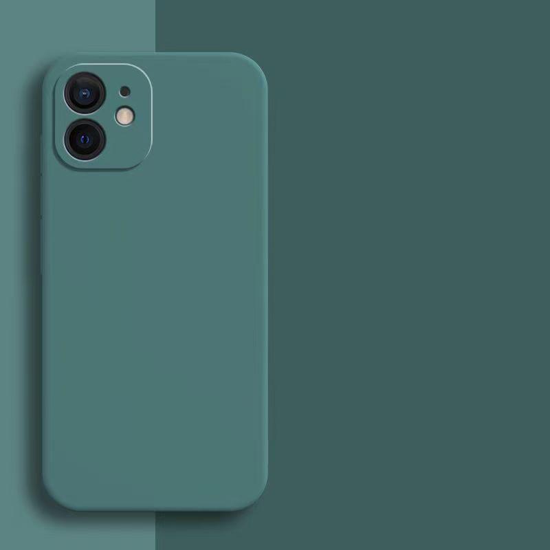 Жидкий силиконовый защитный чехол для телефона для iphone 11 12 13 mini 14 15 16 16e 17 Air Pro X XR XS Max 7 8 Plus SE 17e Задняя крышка
