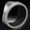 Aluminum Alloy Square Metal Lens Hood Shade Silver Bayonet Square Metal Lens Hood for Fujifilm Fuji X100V X100F X100S Camera