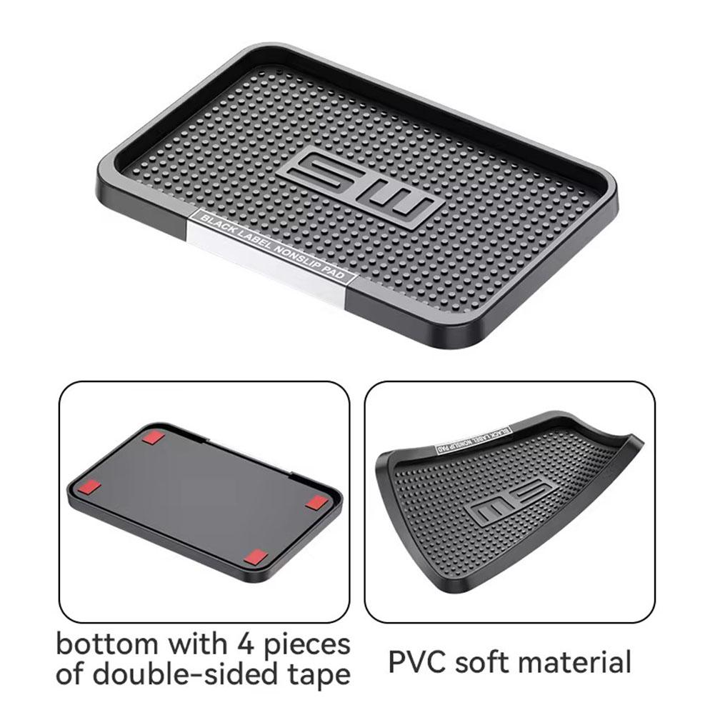 Автомобильная приборная панель Нескользящий липкий коврик Держатель для телефона Коврик Противоскользящий силиконовый коврик Деталь интерьера автомобиля для сотового телефона Солнцезащитные очки