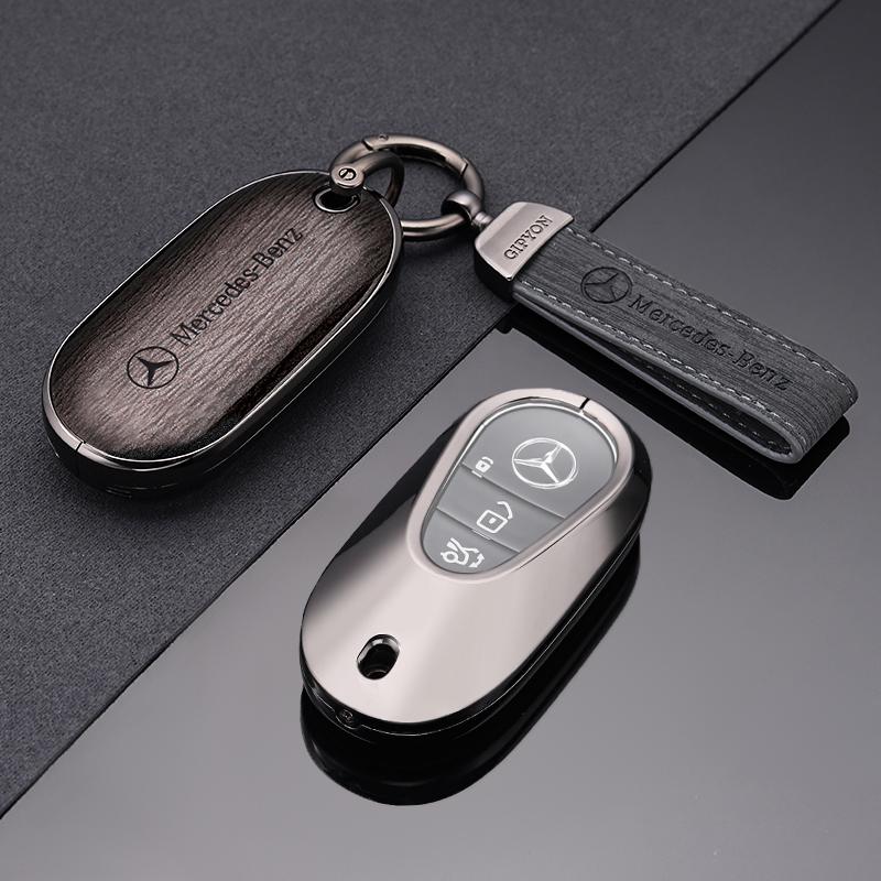 SFX1 For Mercedes Benz A B C E Class GLS GLA GLK GLC CLS CLA AMG W176 W204 W205 W212 W463 Leather Car Remote Key Case Cover Shell