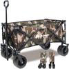 NOMADS by Japan Rugby Carry Wagon Carry Cart 4 Wheels Children Can Carry Folding Lightweight Large Capacity 150L Compact Large Tires Sturdy Load