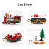 Christmas Kids Musical Santa Claus Xmas Tree Train Track Sets Toys with Lights Sound Boys Girls Gift