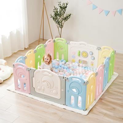 Fortella Cloud Castle Манеж складной популярный большой детский круг высота 62 см игрушечная панель с дверью простая сборка детский забор детская перегородка манеж детский