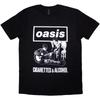 Oasis Unisex Adult s & Alcohol Illustration T-Shirt