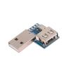 Светодиодный DC-DC 5V в DC 1-24V регулируемый потенциометром USB повышающе-понижающий преобразователь напряжения модуль регулятора напряжения